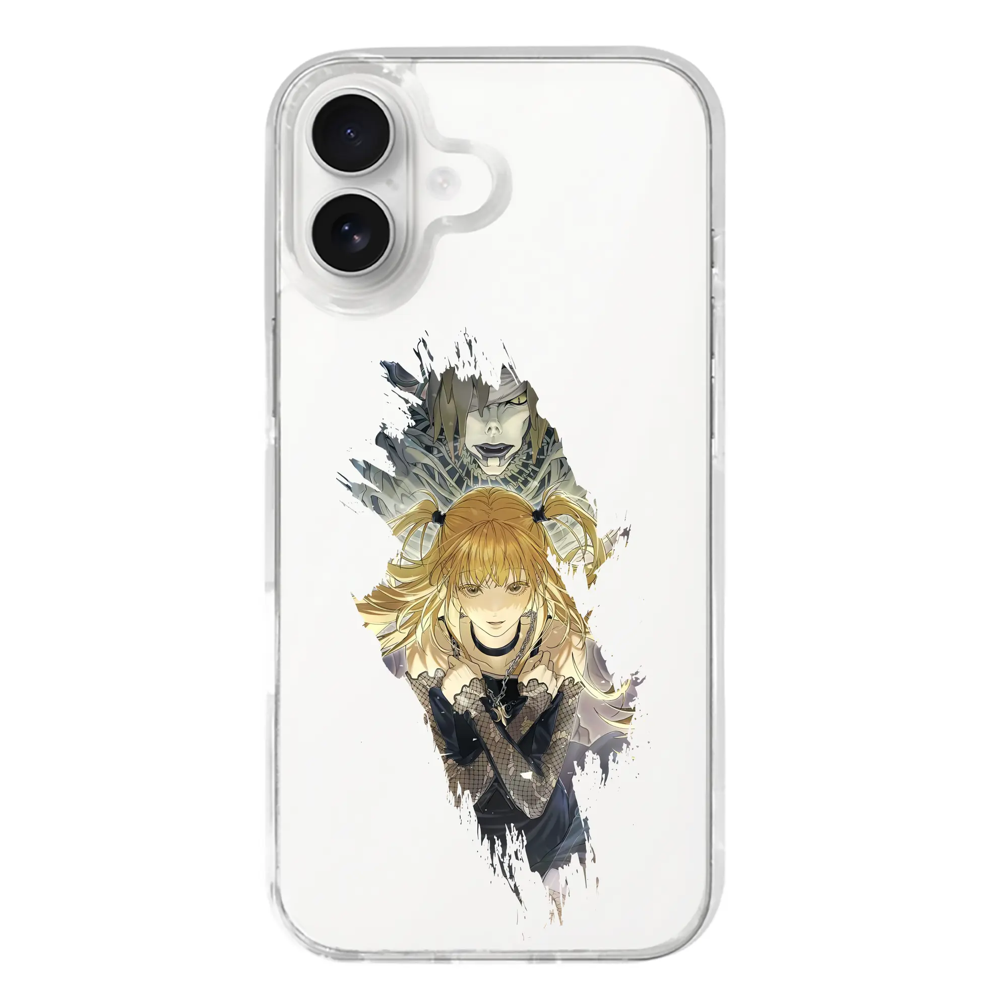 デスノート グッズ,弥海砂 - iPhone 17シリーズ 透明スマホケース – 薄型・耐衝撃・精密フィット保護カバー